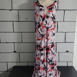 SALE! 3/$60 TAYLOR Abstract Floral Maxi Dress Sz 24W